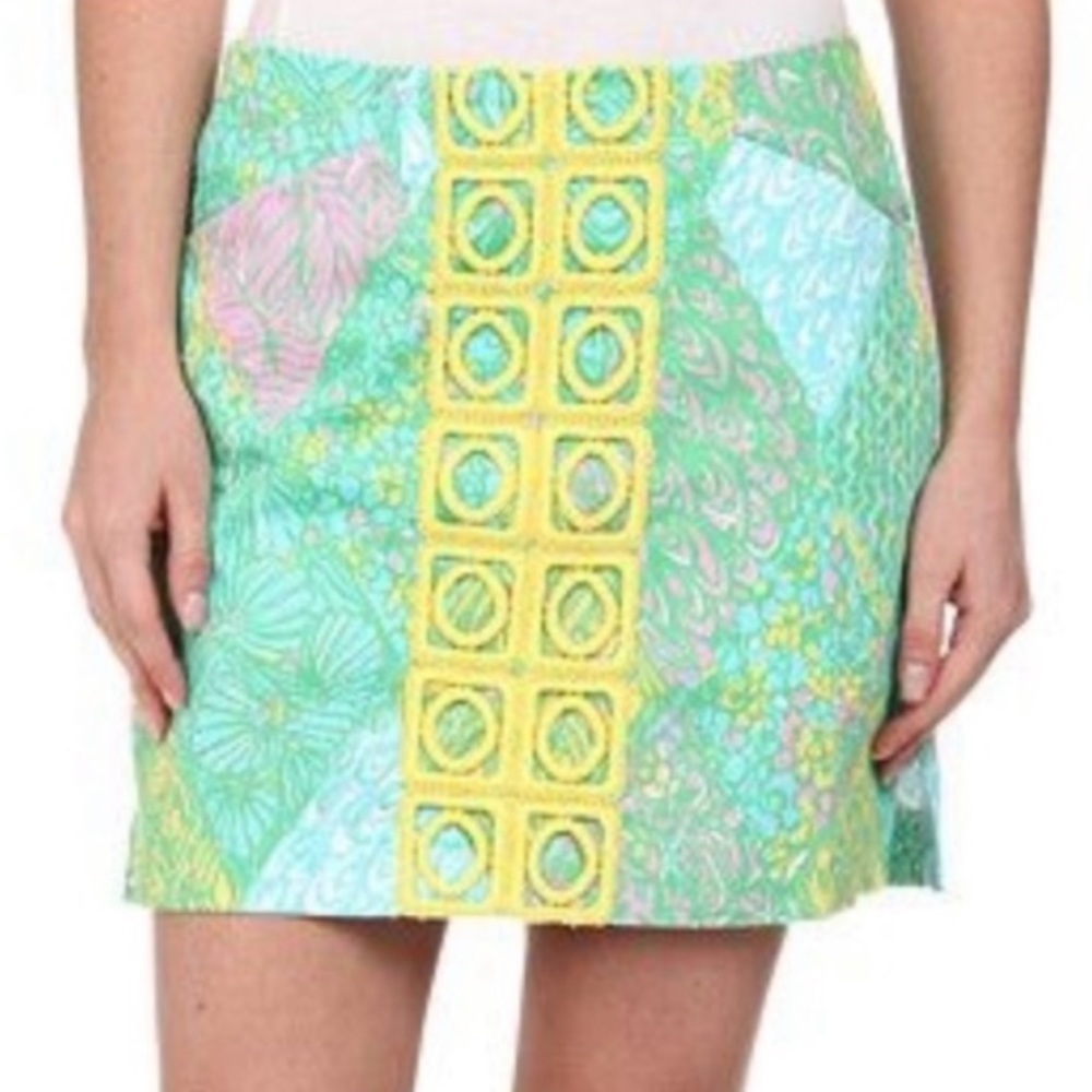 Lilly Pulitzer Marigold Skort Skirt Size 14 Multi Sun Dance